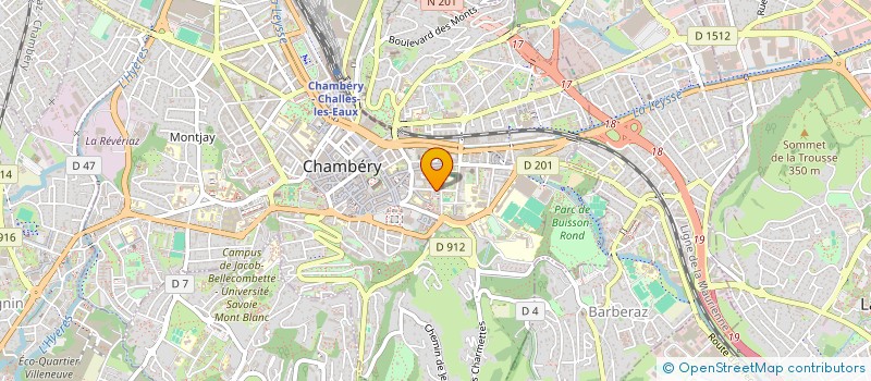 localisation de l'entreprise KESHIN-ESPRIT DE DETERMINATION  CHAMBERY