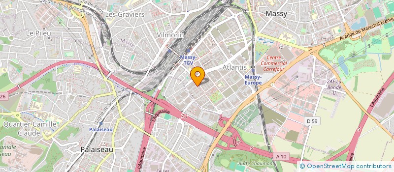 localisation de l'entreprise KESHWA  MASSY
