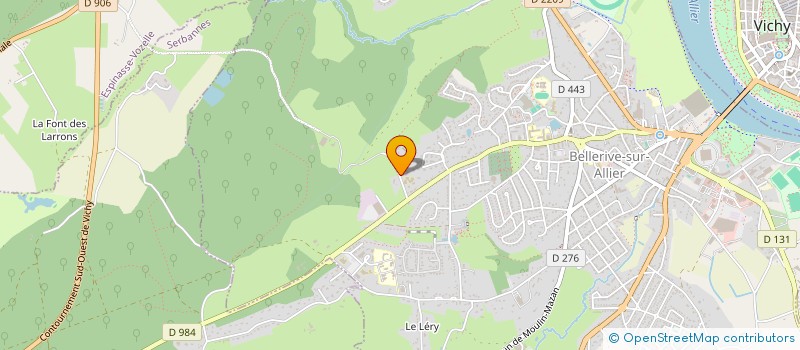 localisation de l'entreprise KESKIDI  BELLERIVE SUR ALLIER