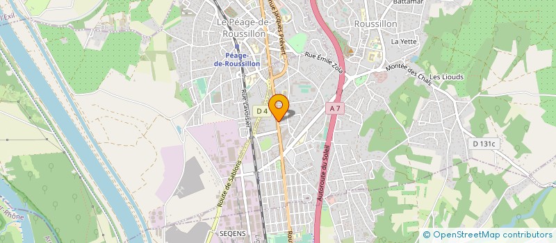 localisation de l'entreprise KESKIN BATIMENT à ROUSSILLON