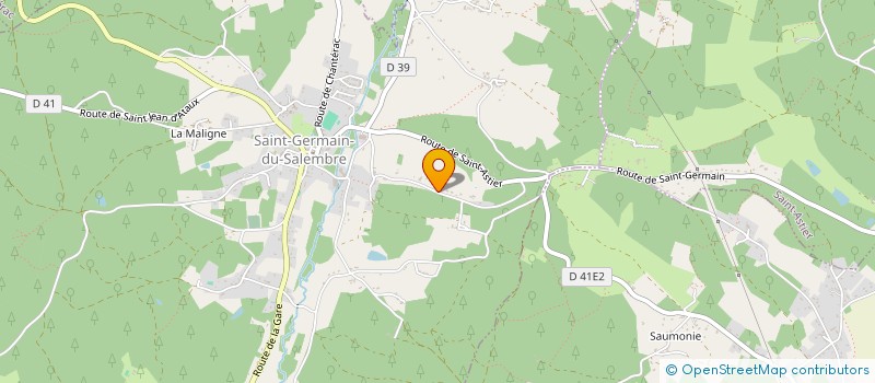 localisation de l'entreprise KESKIPIK  SAINT-GERMAIN-DU-SALEMBRE