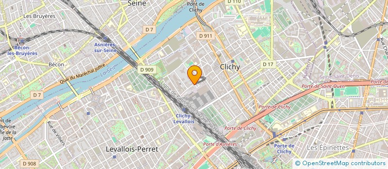 localisation de l'entreprise KESKONFE à CLICHY