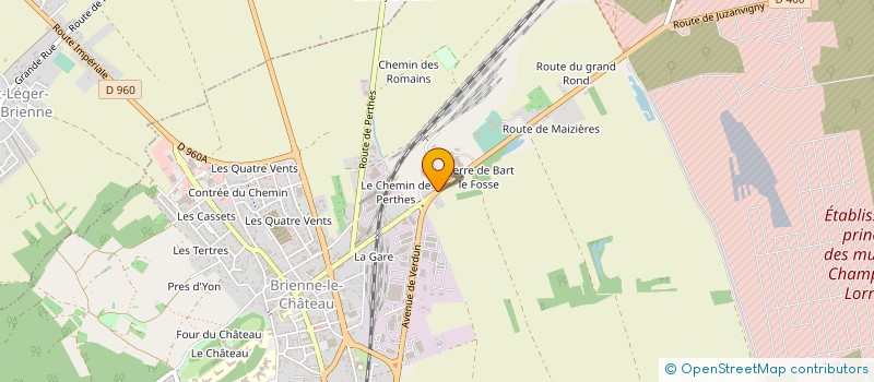 localisation de l'entreprise KESLICK SALAISON à BRIENNE-LE-CHATEAU