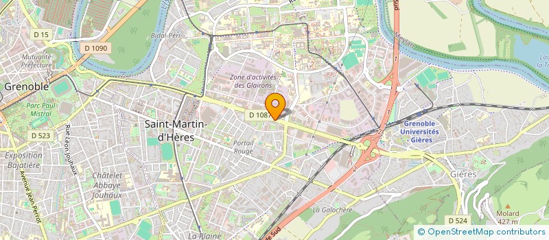 localisation de l'entreprise KESM  SAINT-MARTIN-D'HERES