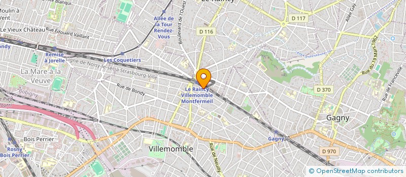 localisation de l'entreprise KESORIS  VILLEMOMBLE