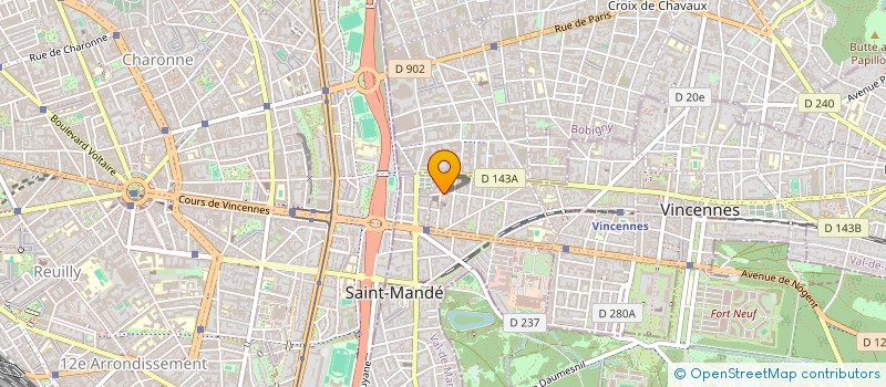 localisation de l'entreprise KESSEF à VINCENNES