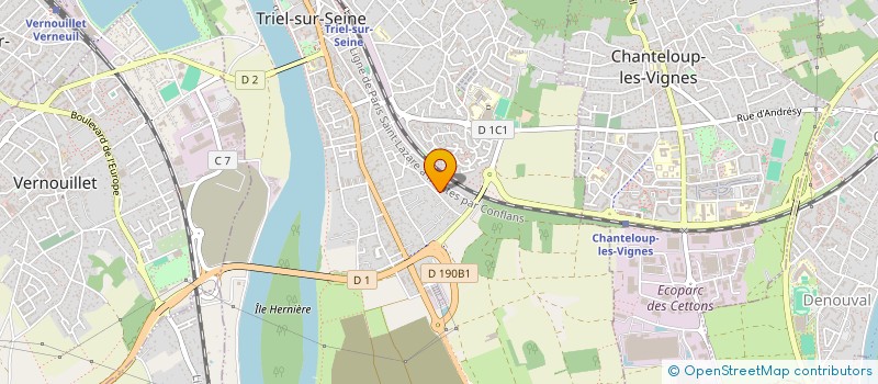 localisation de l'entreprise KESSER SARL  TRIEL-SUR-SEINE