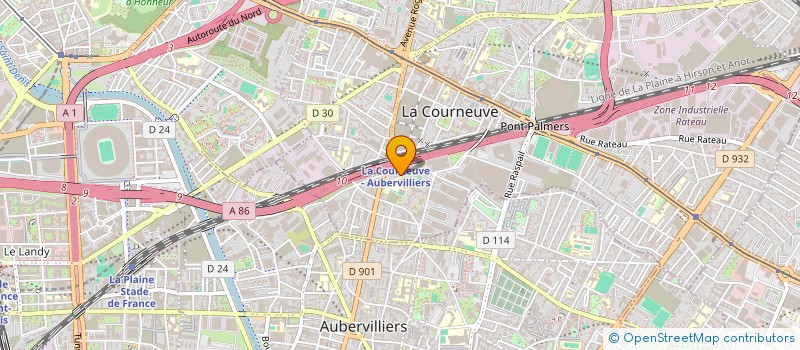 localisation de l'entreprise KESSINONU à LA COURNEUVE