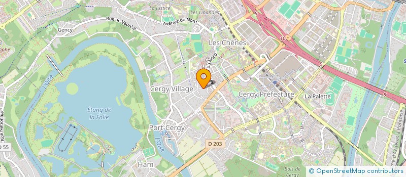 localisation de l'entreprise KESSIT  CERGY