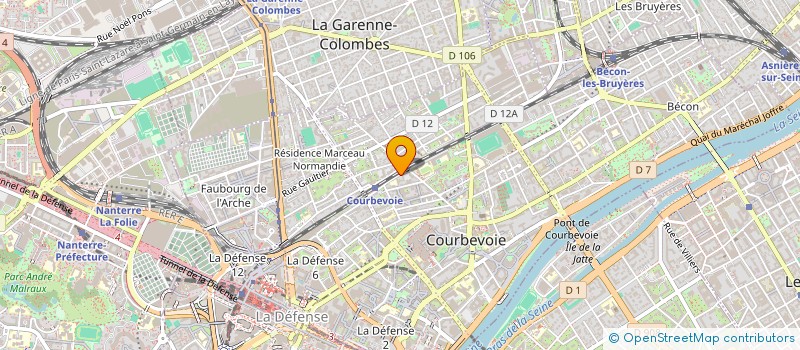 localisation de l'entreprise KESTARS ACADEMY SCHOOL  COURBEVOIE