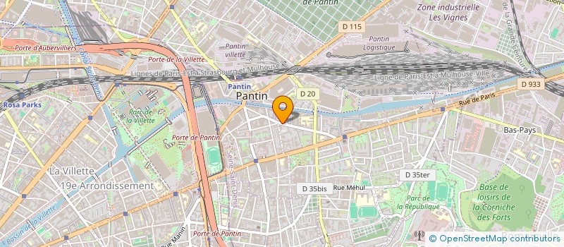 localisation de l'entreprise KESTION POUR UN FEUJ ! à PANTIN