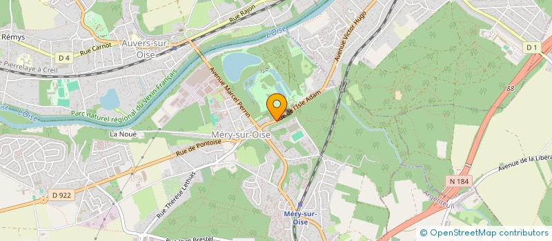 localisation de l'entreprise KESWICK IMMOBILIER  MERY-SUR-OISE