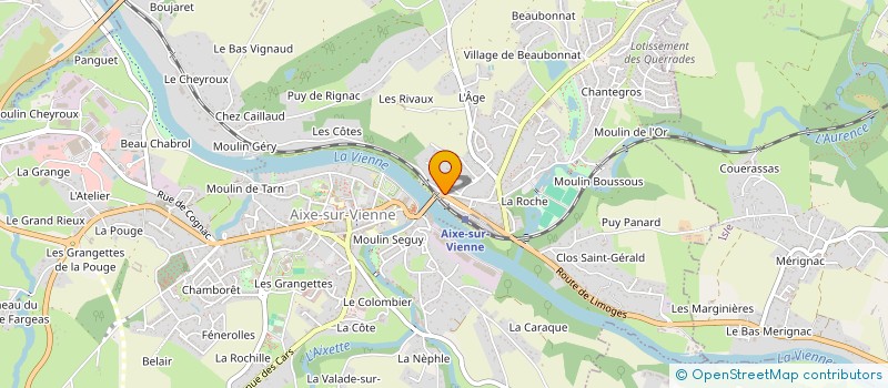 localisation de l'entreprise KET COIFFURE à AIXE-SUR-VIENNE