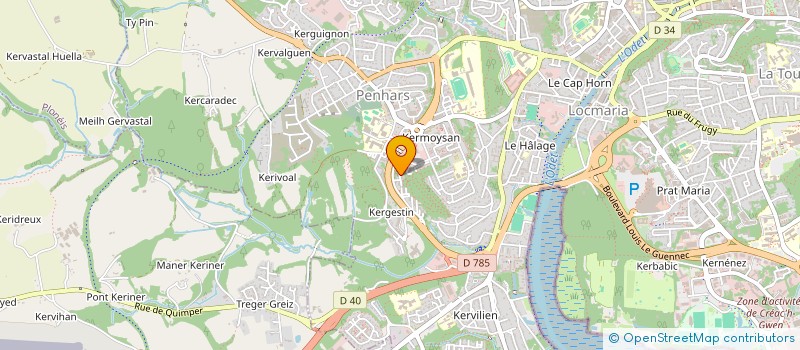 localisation de l'entreprise KETA RENO à QUIMPER