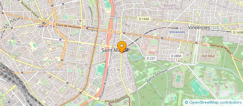 localisation de l'entreprise KETANE à SAINT-MANDE