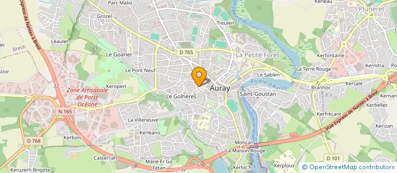 localisation de l'entreprise KETCH à AURAY