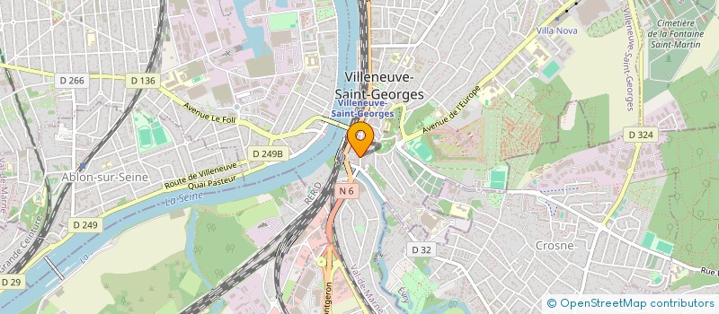 localisation de l'entreprise KETCHUP  VILLENEUVE-SAINT-GEORGES