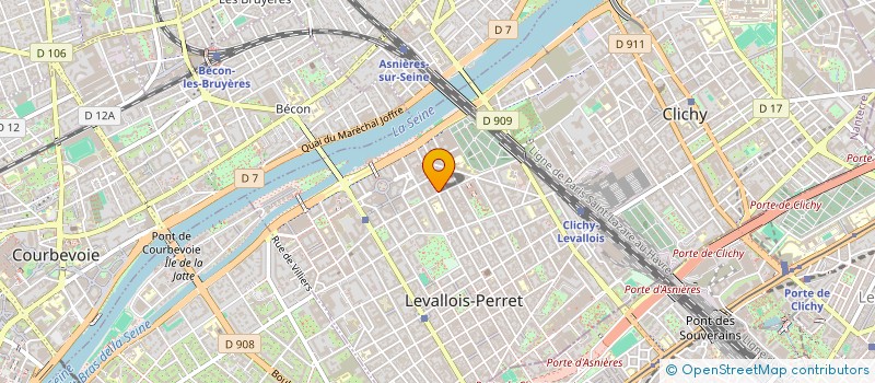 localisation de l'entreprise KETECH à LEVALLOIS-PERRET