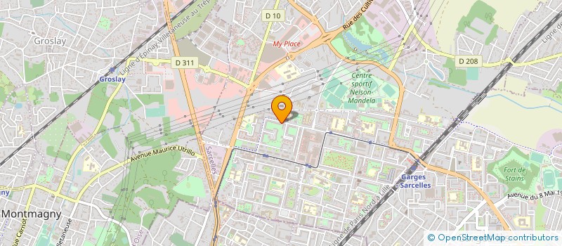 localisation de l'entreprise KETER MALKHOUT  SARCELLES