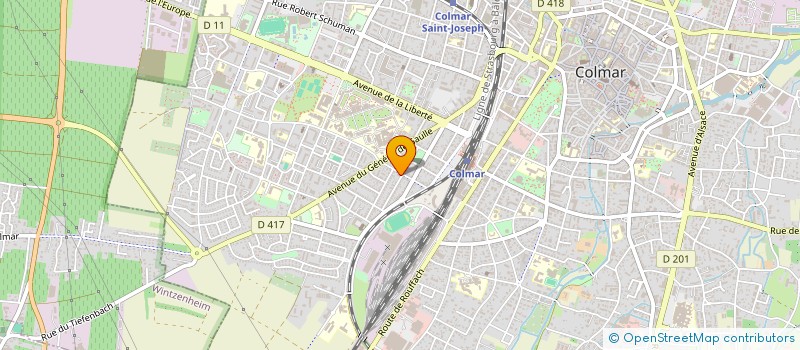 localisation de l'entreprise KETESC à COLMAR