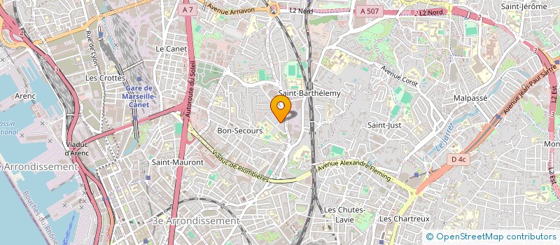 localisation de l'entreprise KETICO à MARSEILLE