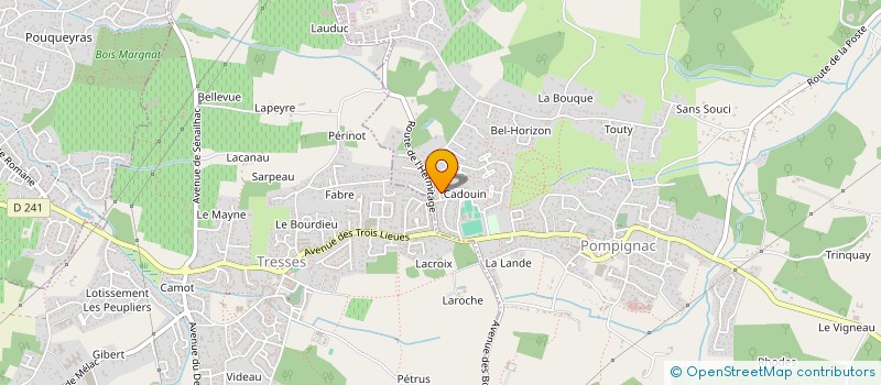 localisation de l'entreprise KETIM  POMPIGNAC