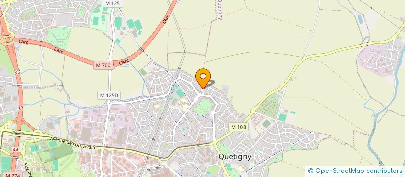 localisation de l'entreprise KETNIGHT PROD  QUETIGNY