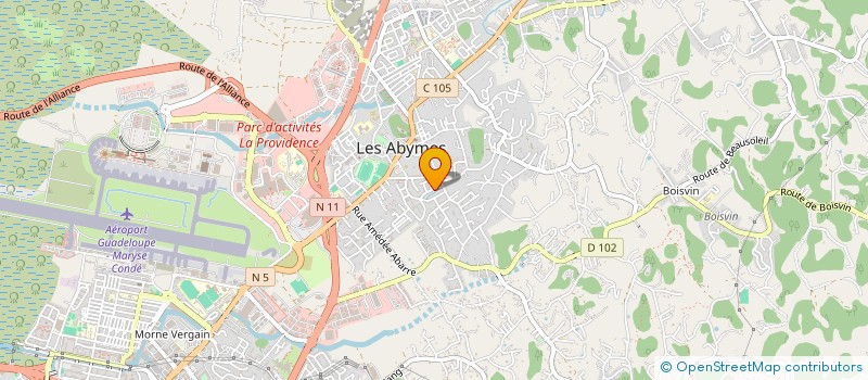 localisation de l'entreprise KETO FOOD  LES ABYMES