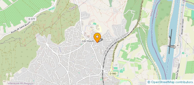 localisation de l'entreprise KETO HOLDING à VILLENEUVE-LES-AVIGNON