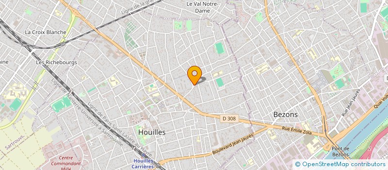 localisation de l'entreprise KETOURAH  HOUILLES