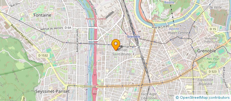 localisation de l'entreprise KETSI à GRENOBLE