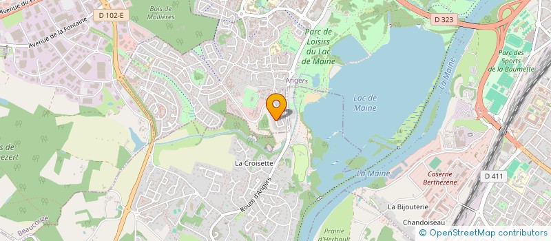 localisation de l'entreprise KETSUGO ANGERS  ANGERS