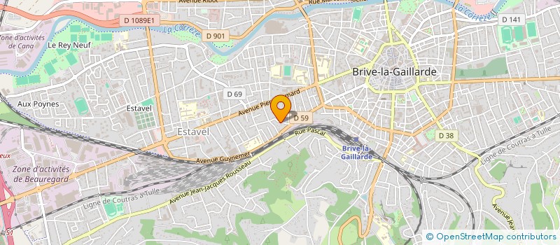 localisation de l'entreprise KETUT'INLOU à BRIVE-LA-GAILLARDE