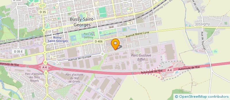 localisation de l'entreprise KEUD CONSULTING  BUSSY-SAINT-GEORGES