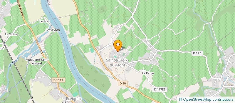 localisation de l'entreprise KEUDITU  SAINTE-CROIX-DU-MONT