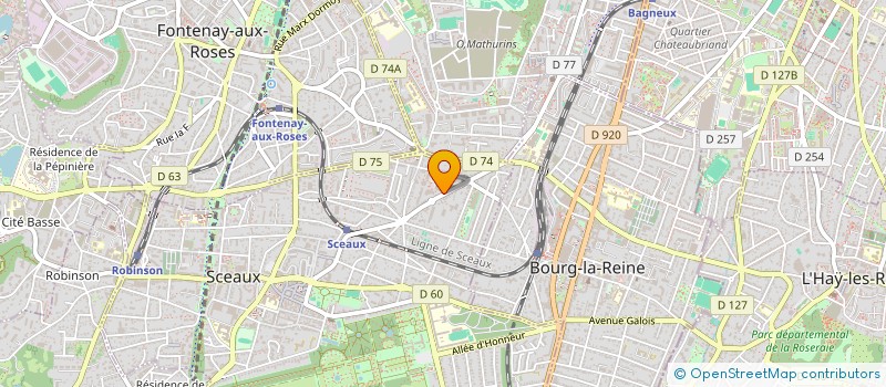 localisation de l'entreprise KEUF OFF à SCEAUX