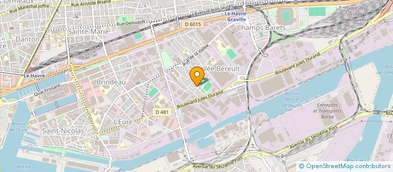 localisation de l'entreprise KEUR CREATIVE  LE HAVRE