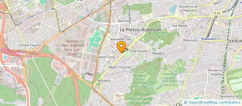 localisation de l'entreprise KEUR ESCALE  LE PLESSIS-ROBINSON