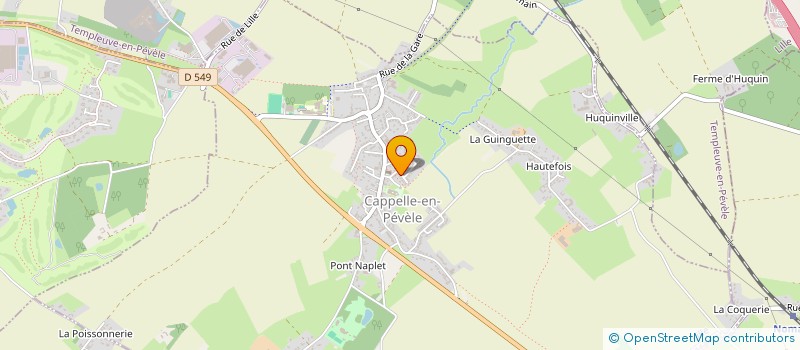 localisation de l'entreprise KEUR FREELANCE  CAPPELLE-EN-PEVELE