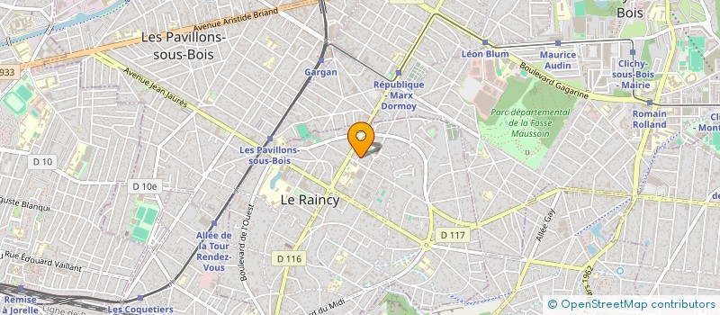 localisation de l'entreprise KEUR NDAR à LE RAINCY