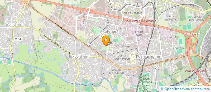 localisation de l'entreprise KEUR PAULINE à STRASBOURG