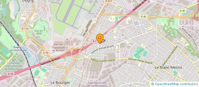 localisation de l'entreprise KEURE TALIBES à LE BLANC-MESNIL