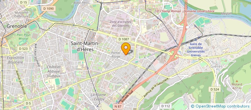 localisation de l'entreprise KEUTCHE IT SERVICES à SAINT-MARTIN-D'HERES