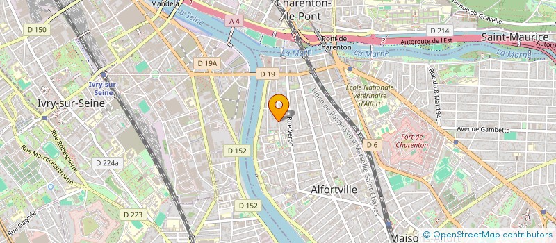 localisation de l'entreprise KEUTRU à ALFORTVILLE