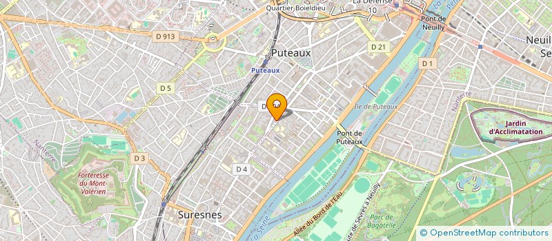 localisation de l'entreprise KEV' à SURESNES