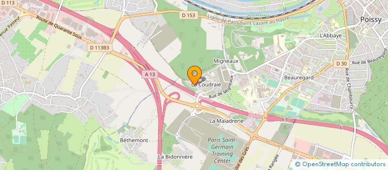 localisation de l'entreprise KEV CONSULTING  POISSY