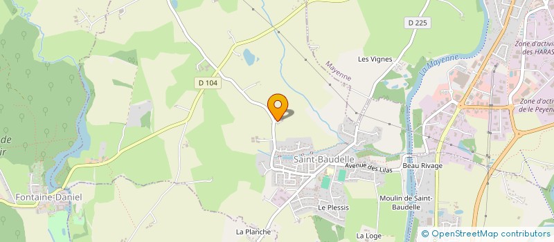 localisation de l'entreprise KEV'IMMO  SAINT-BAUDELLE