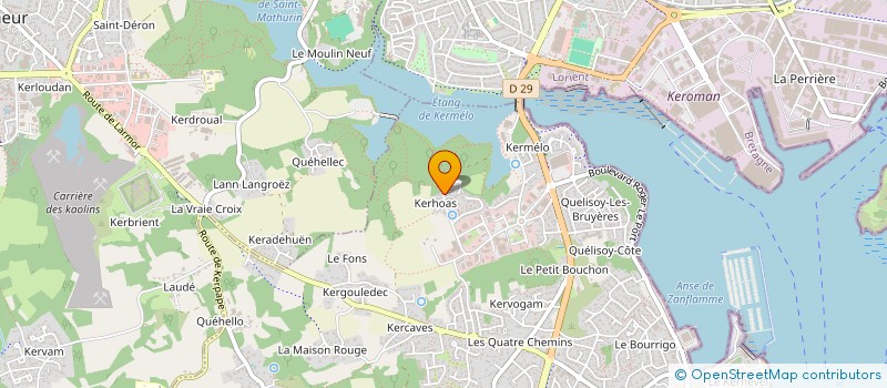 localisation de l'entreprise KEV'INVEST  LARMOR-PLAGE