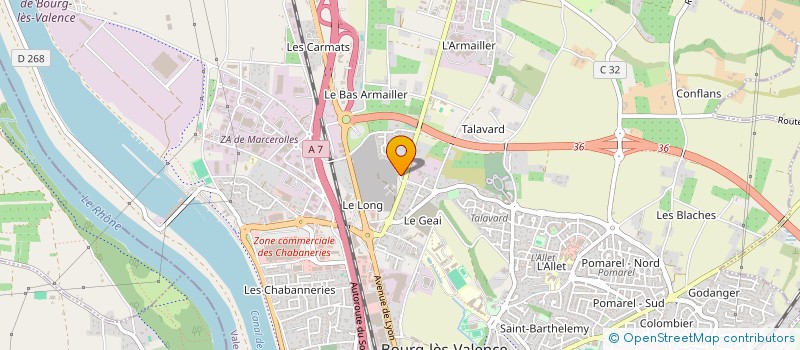 localisation de l'entreprise KEV'INVEST  BOURG-LES-VALENCE