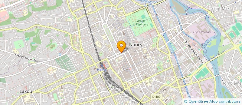 localisation de l'entreprise KEV INVESTISSEMENT  NANCY